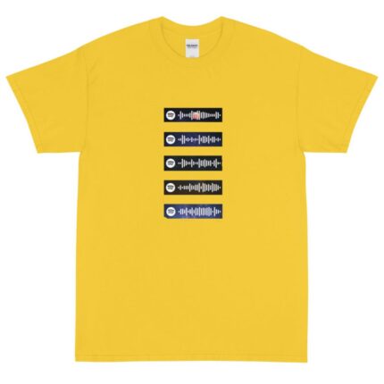 Spotify Scan Codes Classic T-Shirt Yellow