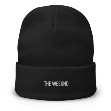 The Weeknd Black Simle Hat