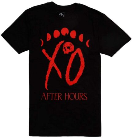 The Weeknd XO After Hours Red Logo T-Shirt