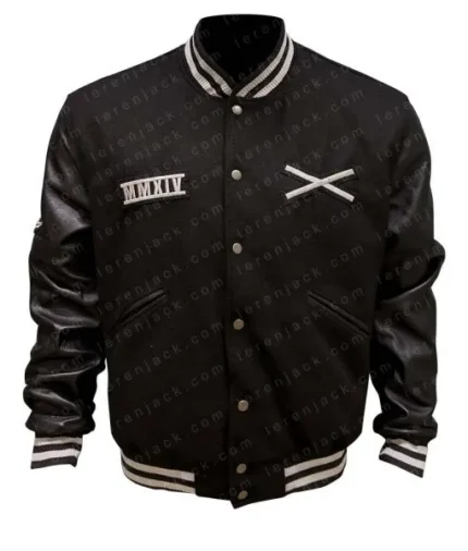 XO The Weeknd Tour Black Bomber Varsity Jacket